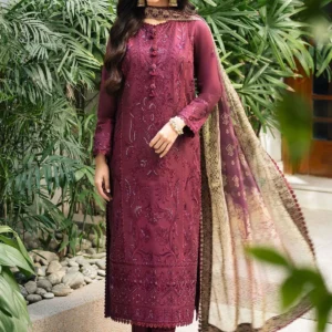 Embroidered Festive Chiffon 3-Piece Suite